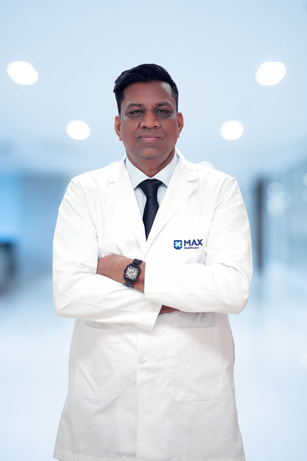 Doctor consulting respiratory patient